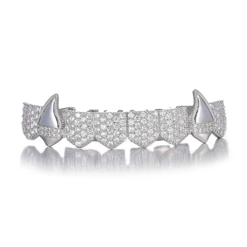 Htpwe Hip Hop Full CZ Teeth Grillz - Image 11