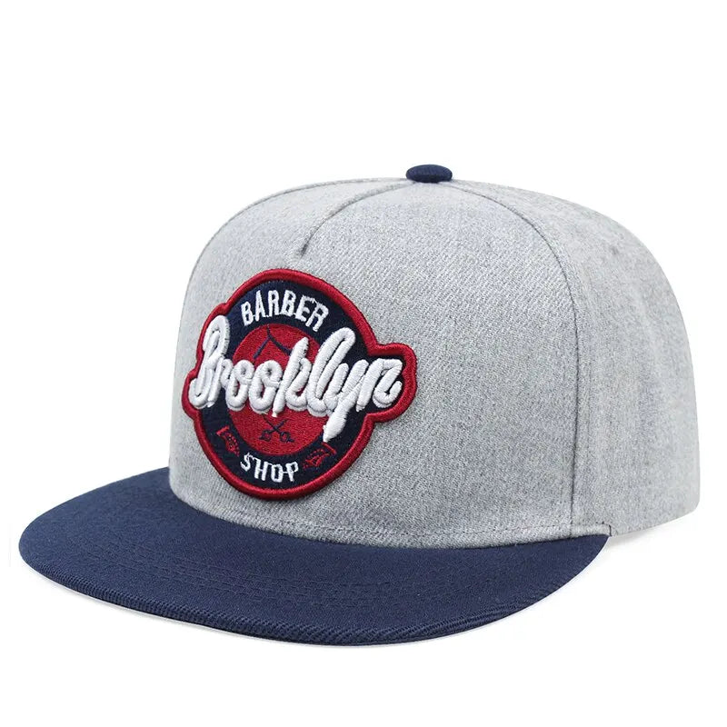 BROOKLYN Letter Embroidered Snapback Cap – Men’s Fashion Cotton Hat for Outdoor & Hip Hop Style - Image 5