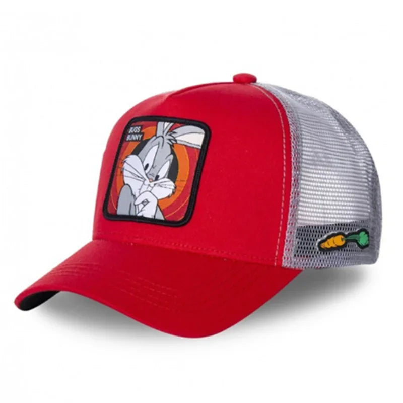 High-Quality Anime Cartoon Snapback – Unisex Cotton Mesh Trucker Cap for Men & Women - Image 14