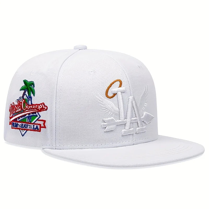 LA Angel Wings Embroidered Baseball Cap – Unisex Snapback Hat for Outdoor & Hip Hop Style - Image 8