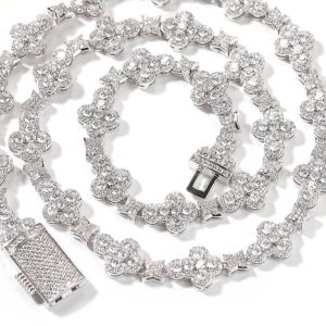 TBTK 10mm Cross Link Chain Necklace