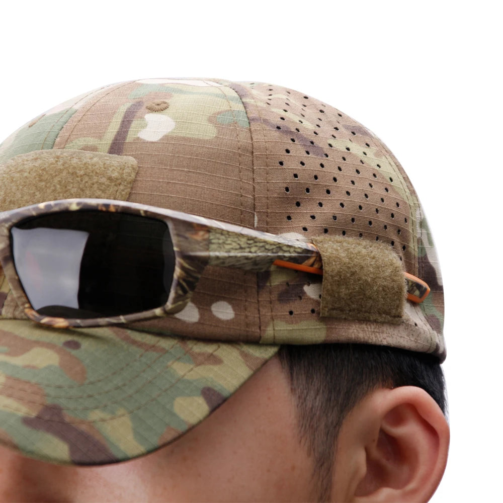 New Men’s Camouflage Baseball Cap – Breathable Outdoor Sun Hat for Sports & Adventure - Image 3