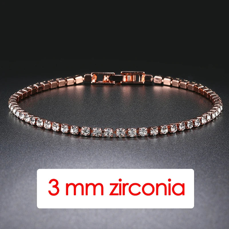 Hip Hop Iced Out Tennis Bracelet for Men – 3/4/5mm Cubic Zirconia Streetwear Jewelry - Image 7