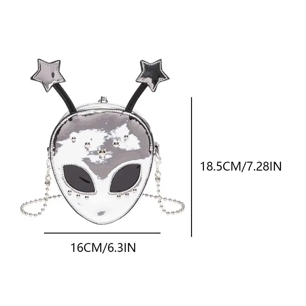 Novelty Halloween Ghost Bag – Gothic Crossbody Shoulder Purse for Women & Girls - Image 14