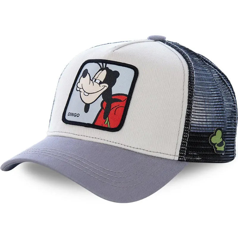 High-Quality Disney Style Cartoon Snapback – Unisex Cotton Mesh Baseball Cap - Image 10
