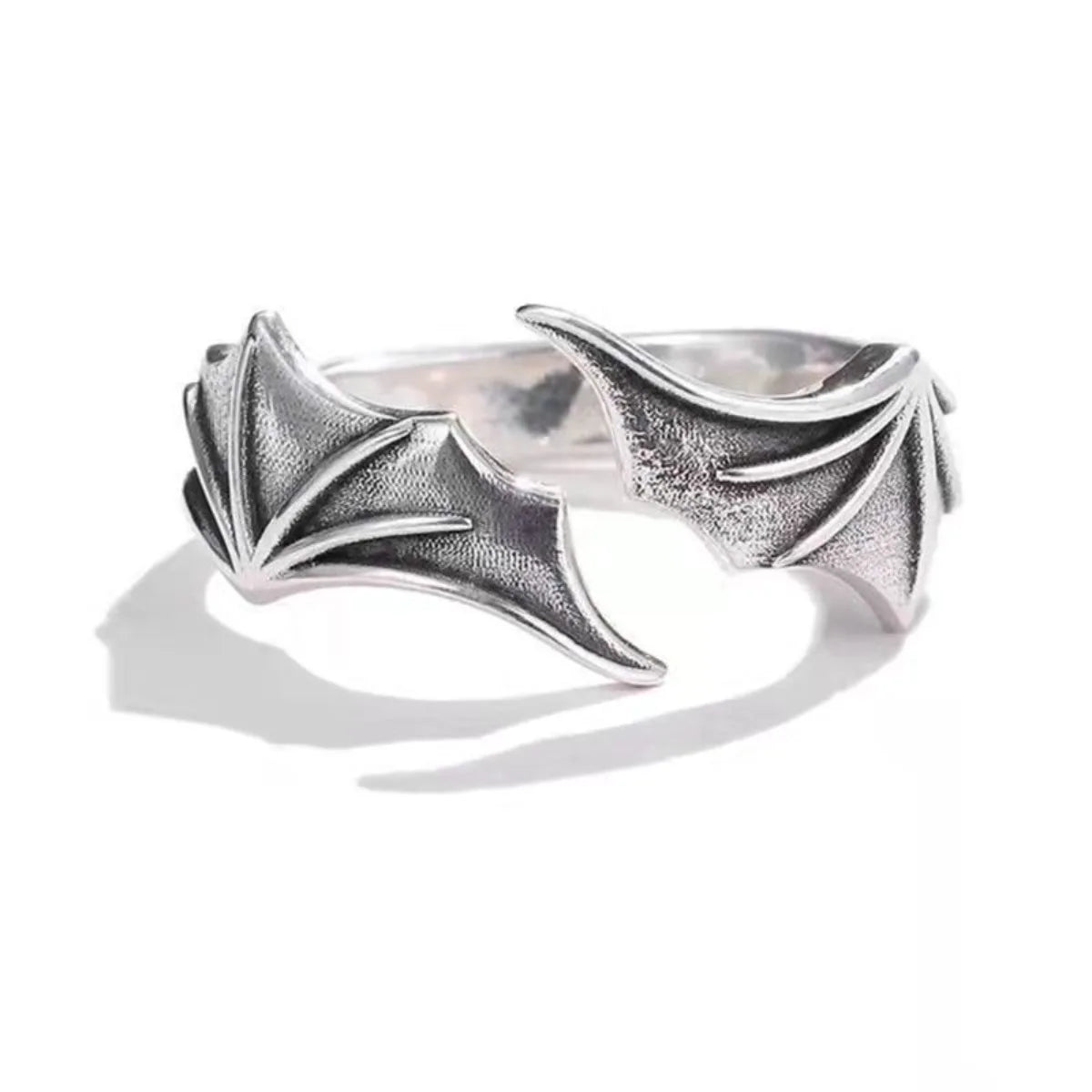 Vintage Angel Wing Demon Eye Ring - Image 8
