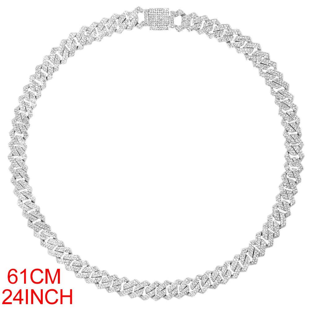 14MM Miami Prong Cuban Link Chain Necklace - Image 13