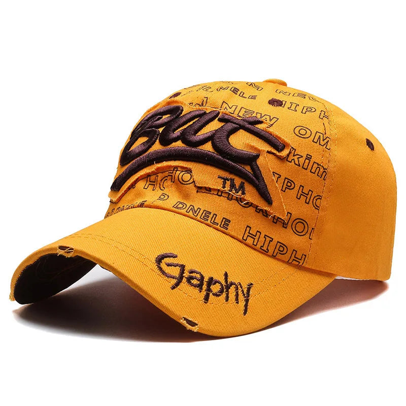 Korean Style Letter Embroidered Baseball Cap – Men’s Hip Hop Snapback for Summer & Street Fashion - Image 8