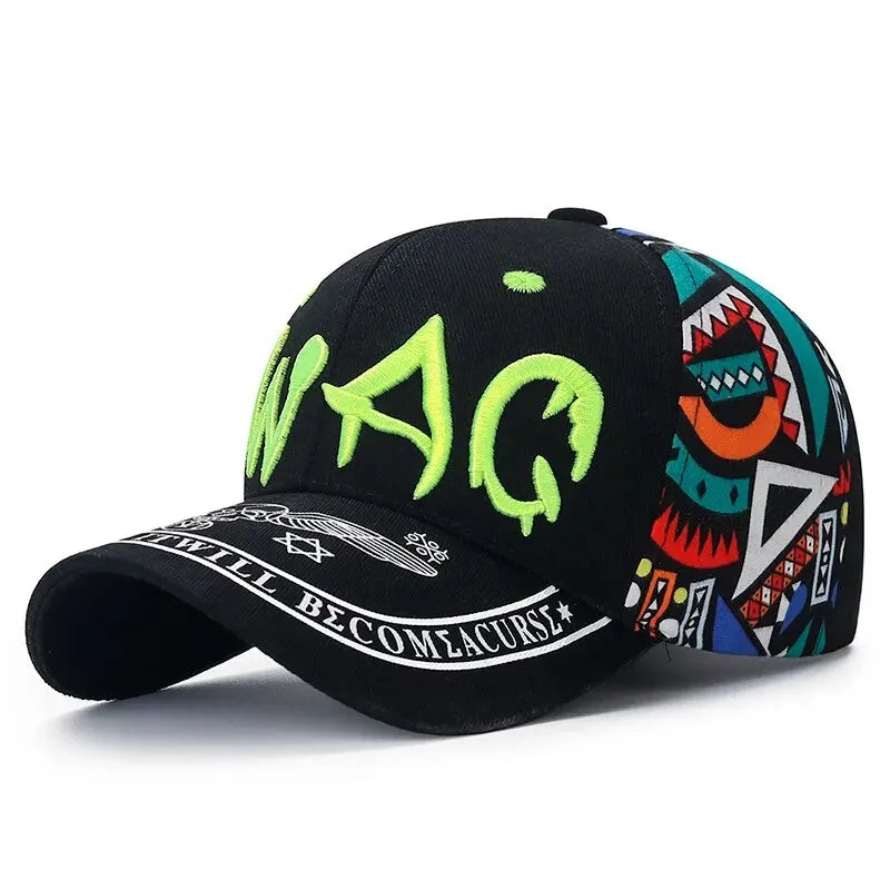 Spring/Summer Printed Baseball Cap – Korean-Style Embroidered Sun Hat for Women - Image 8