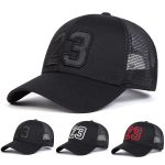 Unisex “23” Embroidered Mesh Baseball Cap – Adjustable Snapback Hat for Spring & Summer Street Style