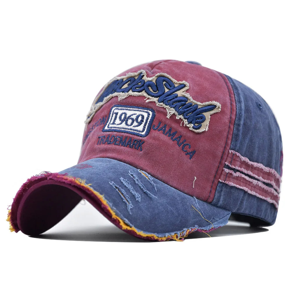 Vintage 1969 Embroidered Baseball Cap – Unisex Washed Cotton Snapback Dad Hat - Image 11