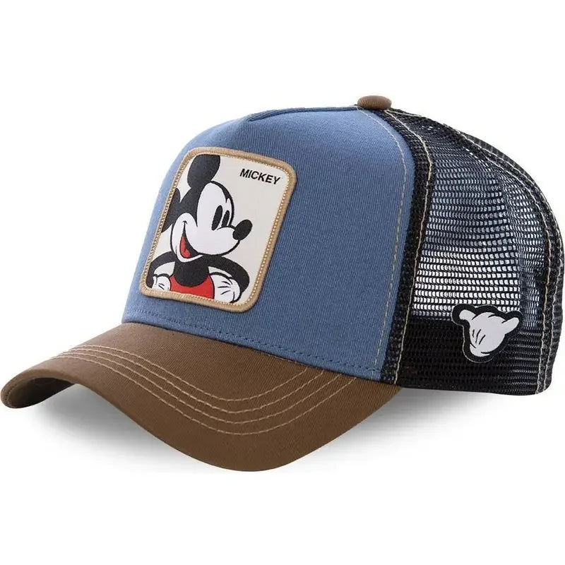 High-Quality Disney Style Cartoon Snapback – Unisex Cotton Baseball Cap with Mesh Back - Image 9