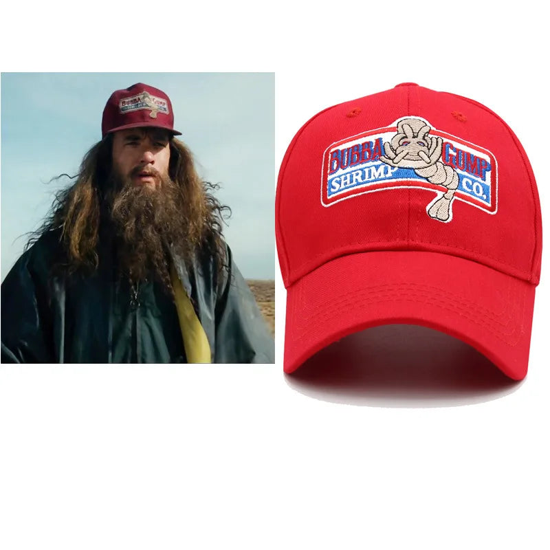 Forrest Gump Embroidered Baseball Cap – High-Quality Adjustable Cotton Dad Hat for Men & Women