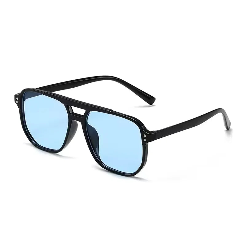 Vintage Square Sunglasses – Unisex Designer-Inspired Big Frame Shades with UV400 Protection - Image 8