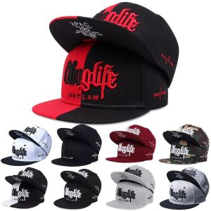 Thug Life Embroidered Baseball Cap – Fashion Snapback Hat for Adult Street & Casual Wear