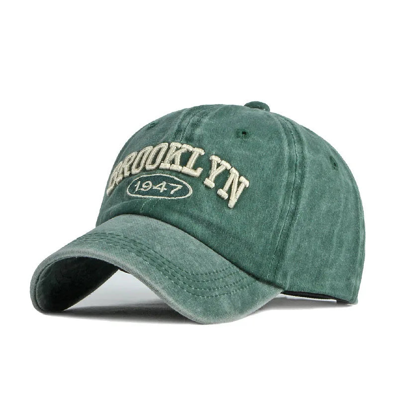 Brooklyn Alphabet Baseball Cap – Unisex Cotton Snapback Hat for Summer Street Style - Image 12