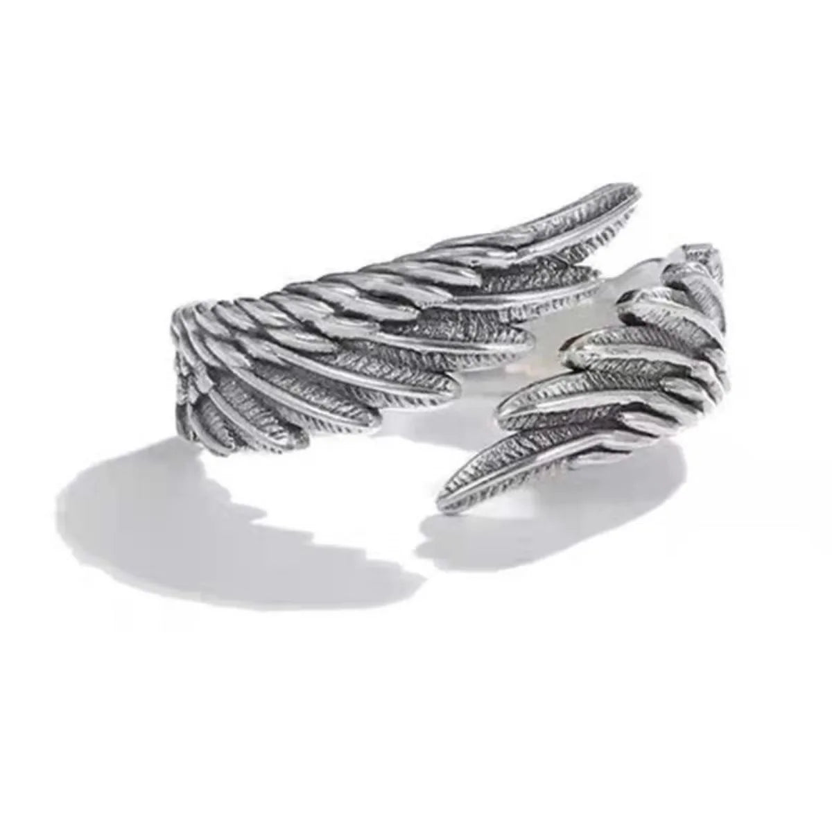 Vintage Angel Wing Demon Eye Ring - Image 7