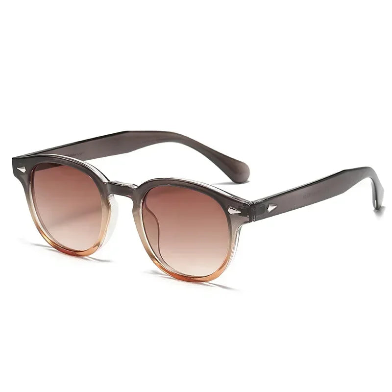 JNPCXI Retro Round Sunglasses – Punk-Inspired UV400 Shades with Rivet Details for Men & Women - Image 12