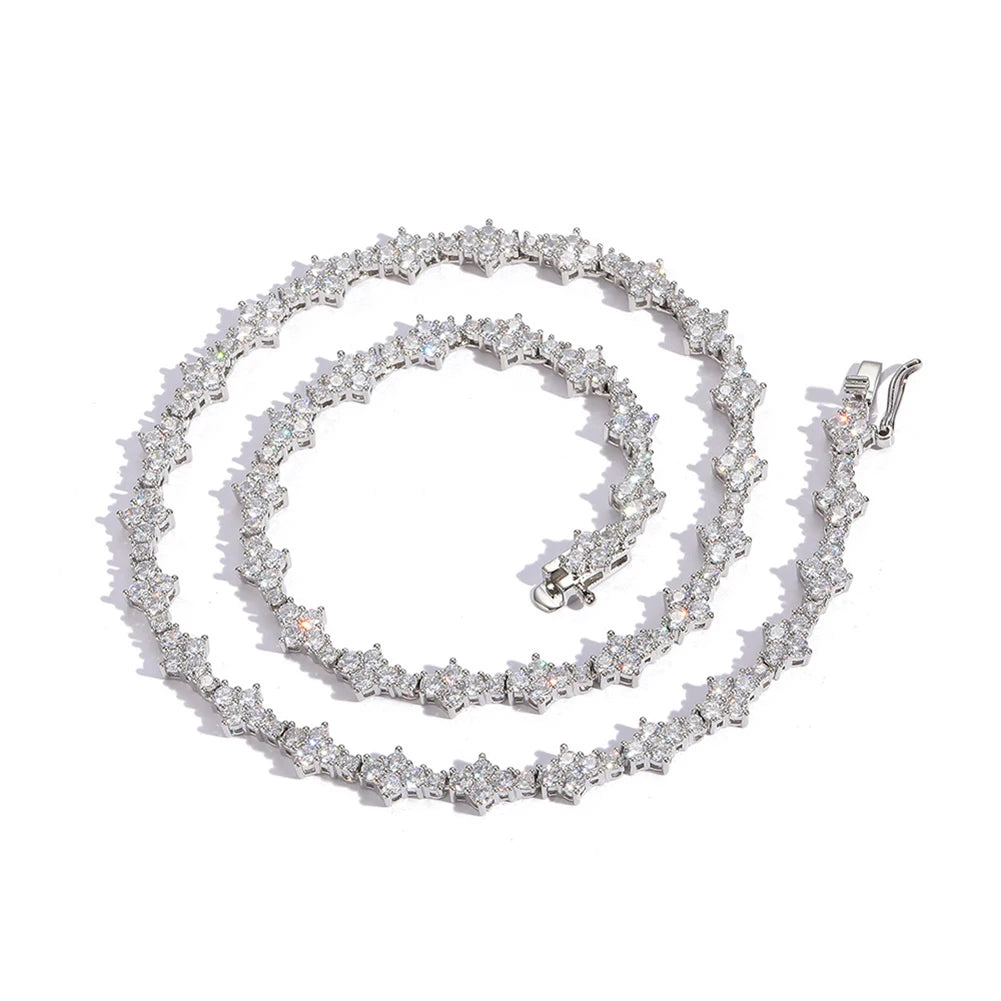 TOPGRILLZ Honeycomb Tennis Chain Necklace – 7MM Classic Hip-Hop Choker for Men & Women - Image 7