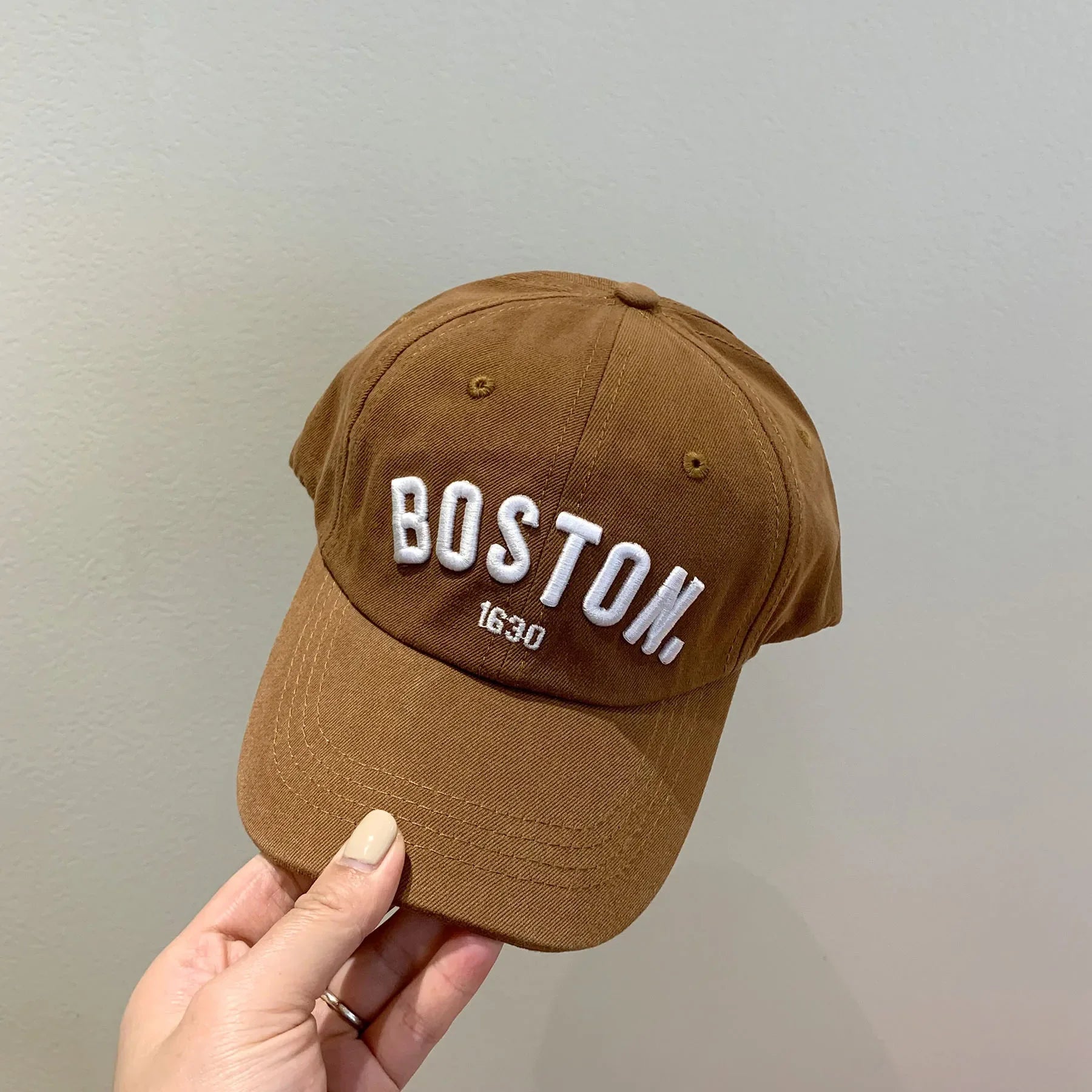 Kids' Solid Letter Embroidered Baseball Cap – Adjustable Sun Hat for Boys & Girls - Image 13