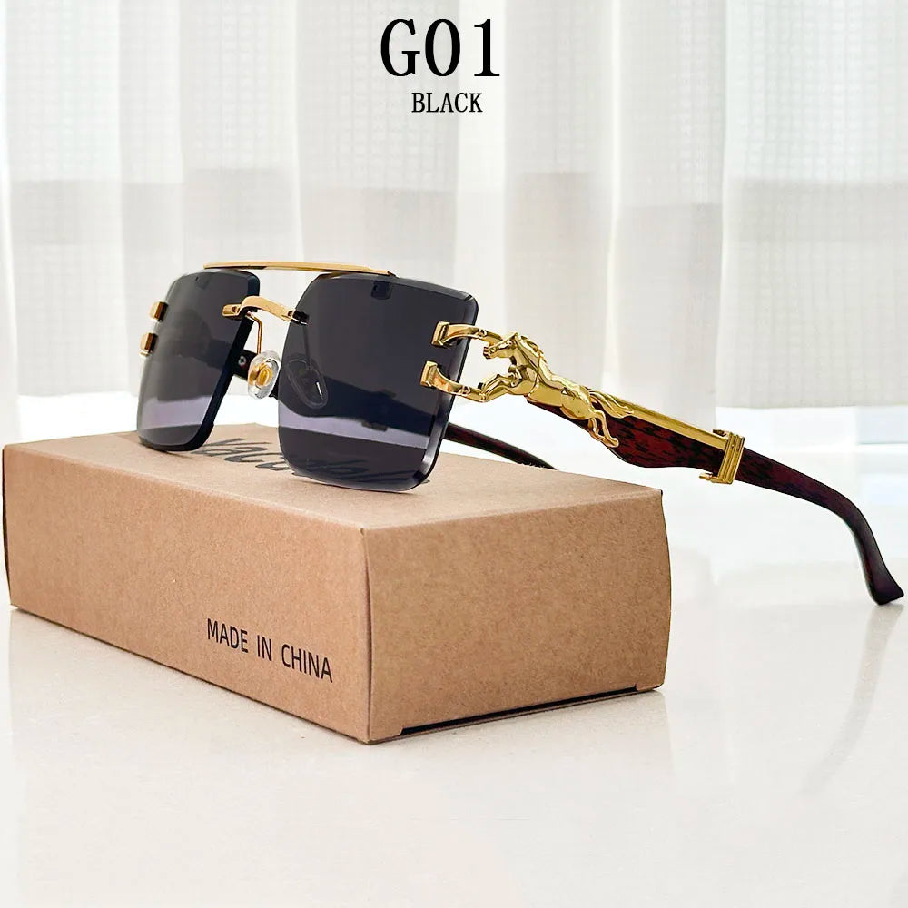 2025 Vintage Square Sunglasses – Luxury Fashion Shades for Men & Women with Free Shipping - Image 8