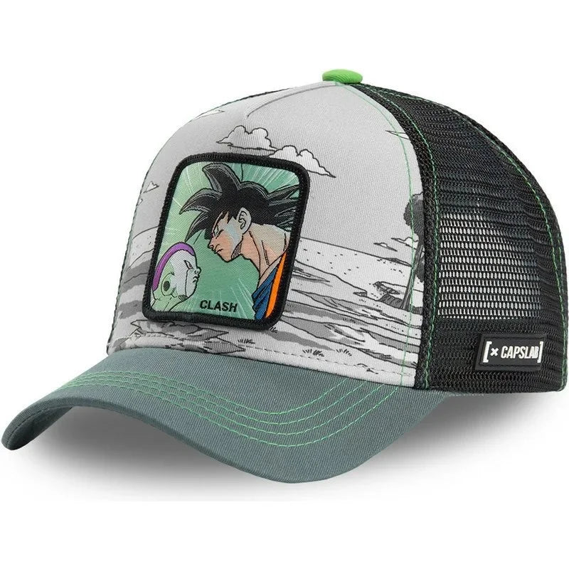 Dragon Ball Goku & Buu Embroidered Cap – Adjustable Trucker Mesh Hat for Men - Image 12