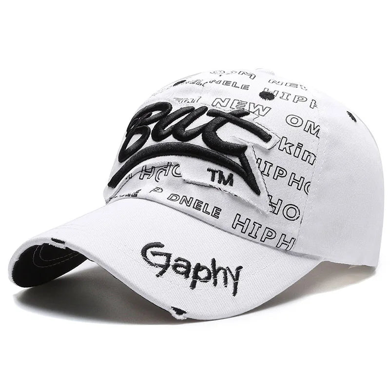 Korean Style Letter Embroidered Baseball Cap – Men’s Hip Hop Snapback for Summer & Street Fashion - Image 11