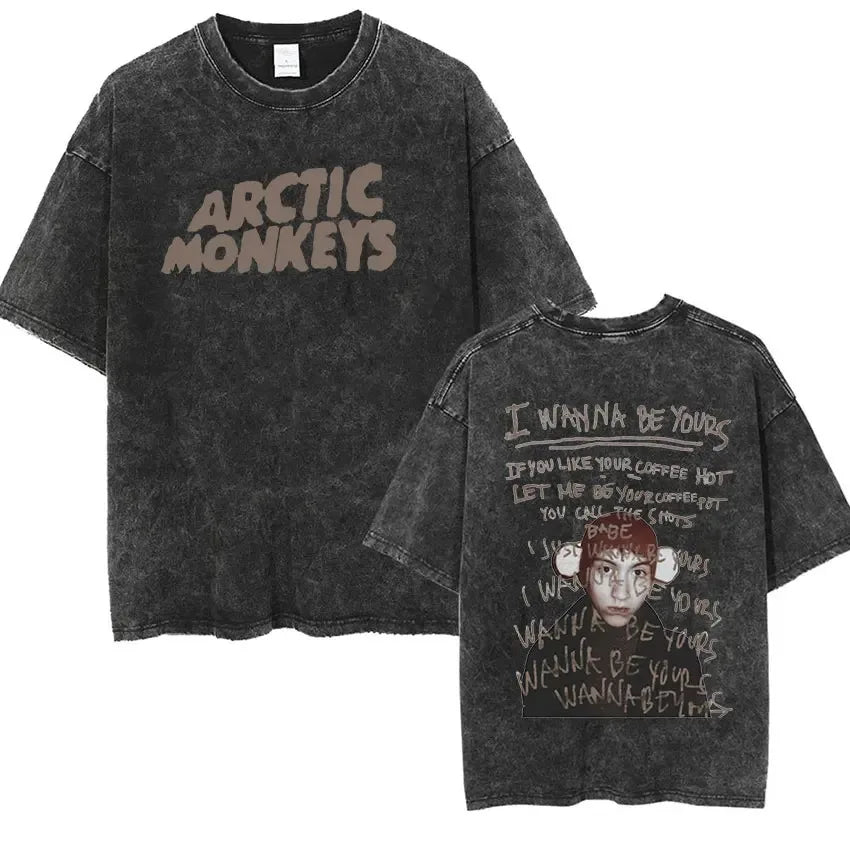 Retro Rock Arctic Monkeys Music Album Graphic T-Shirt - Image 7