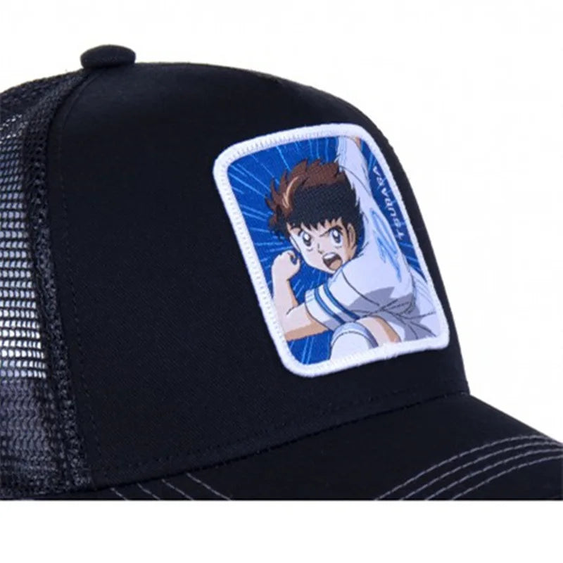 Tsubasa Anime Snapback Cap – High-Quality Cotton Trucker Hat for Men & Women - Image 3