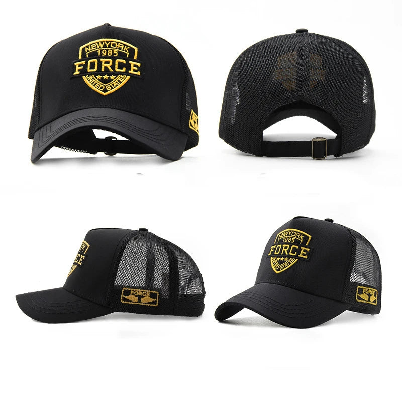 Summer Mesh Baseball Cap – Unisex Breathable Snapback Hat for Outdoor Sports & Hip Hop Style - Image 2