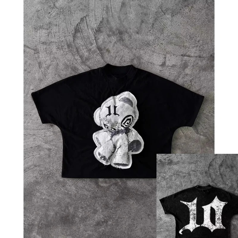 Y2K Harajuku Graphic Print T-Shirt – Gothic Hip-Hop Streetwear Tee for Men & Women - Image 5