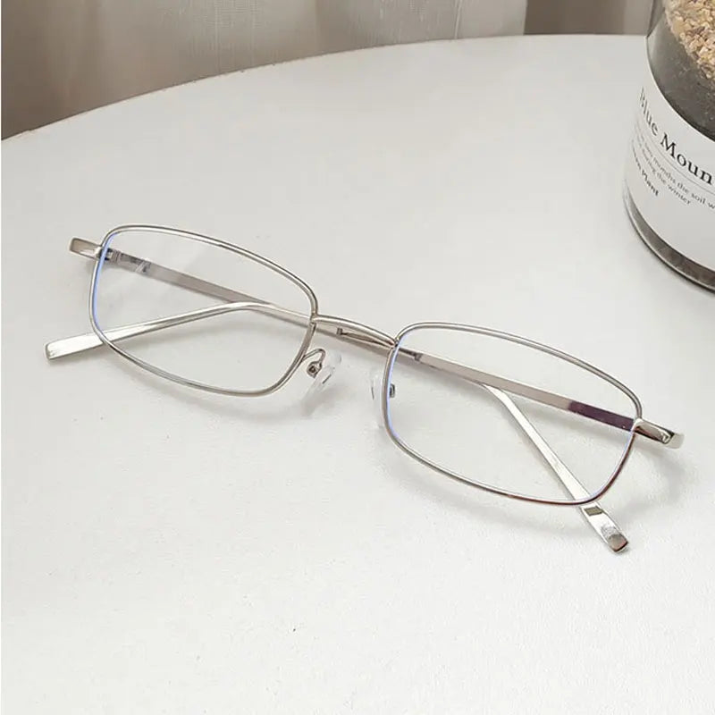 Fashion Small Rectangle Sunglasses – Vintage Metal Frame Eyewear for Men & Women - Image 8